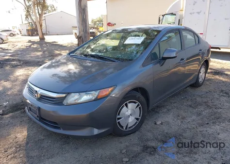 2012 Honda Civic Hf from USA, damaged, VIN 2HGFB2F69CH574013